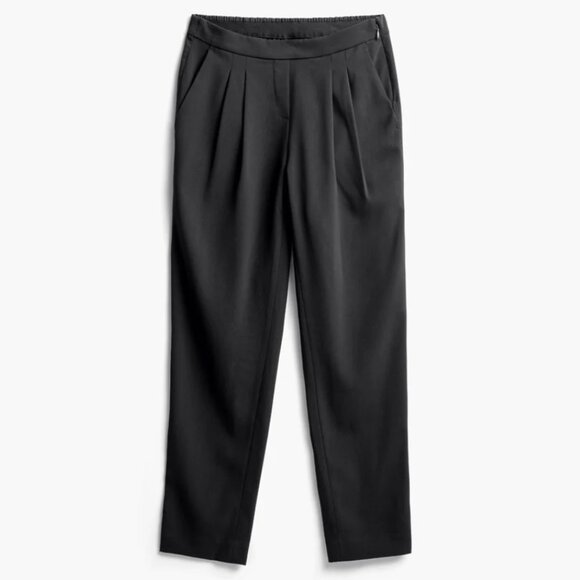 NWT Ministry of Supply Women's Swift Drape Pant - Black Size: 4 - Picture 1 of 7